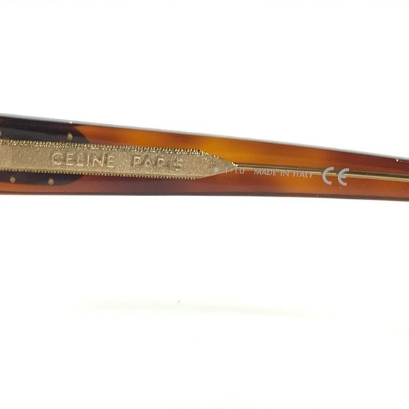 Celine Sunglasses CL40155I 46E Clear Brown Tortoise Frames with Brown Lenses - Picture 11 of 12